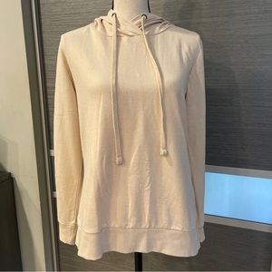 NEW WALLFLOWER SWEATSHIRT HOODIE BEIGE SIZE L